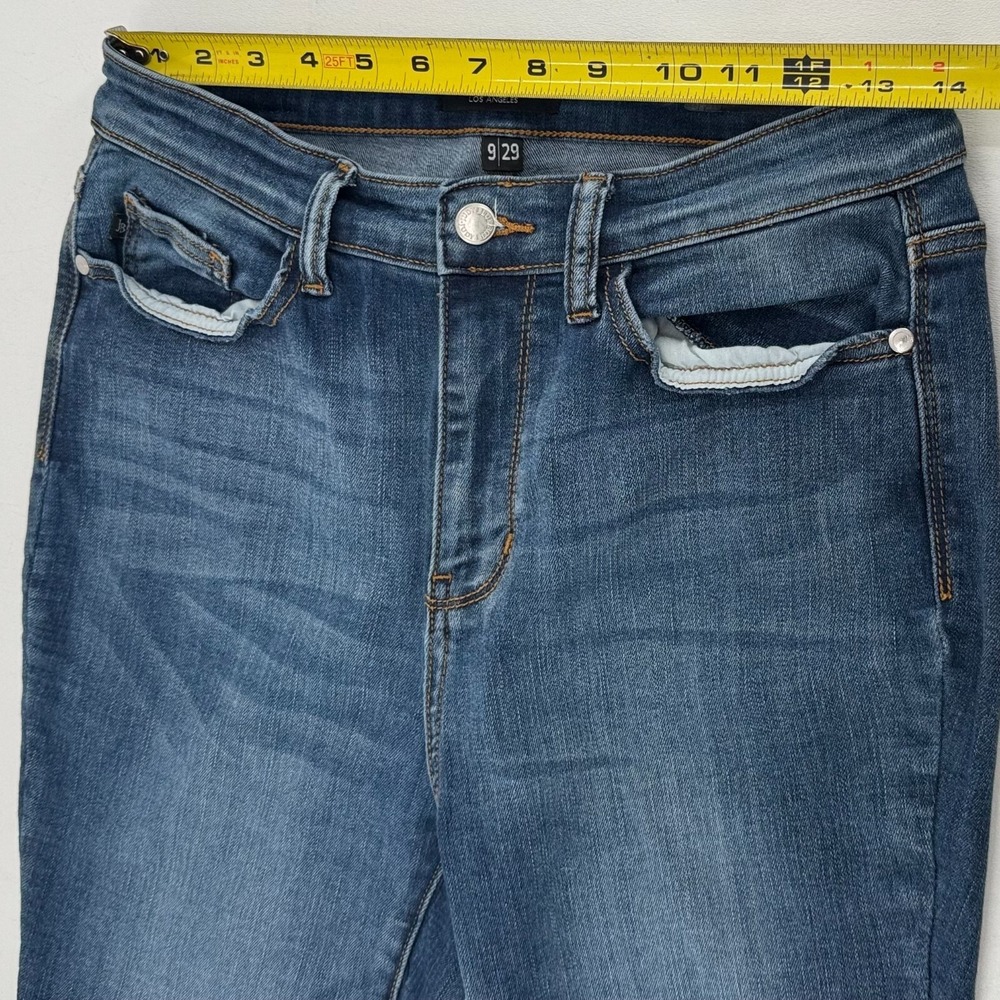 Judy Blue Los Angeles Skinny Fit Jeans WOMENS Blue Medium Wash Released Hem 9/29 - Picture 10 of 15